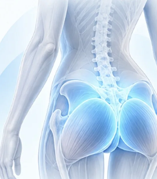 Ilustração do arco inferior do corpo